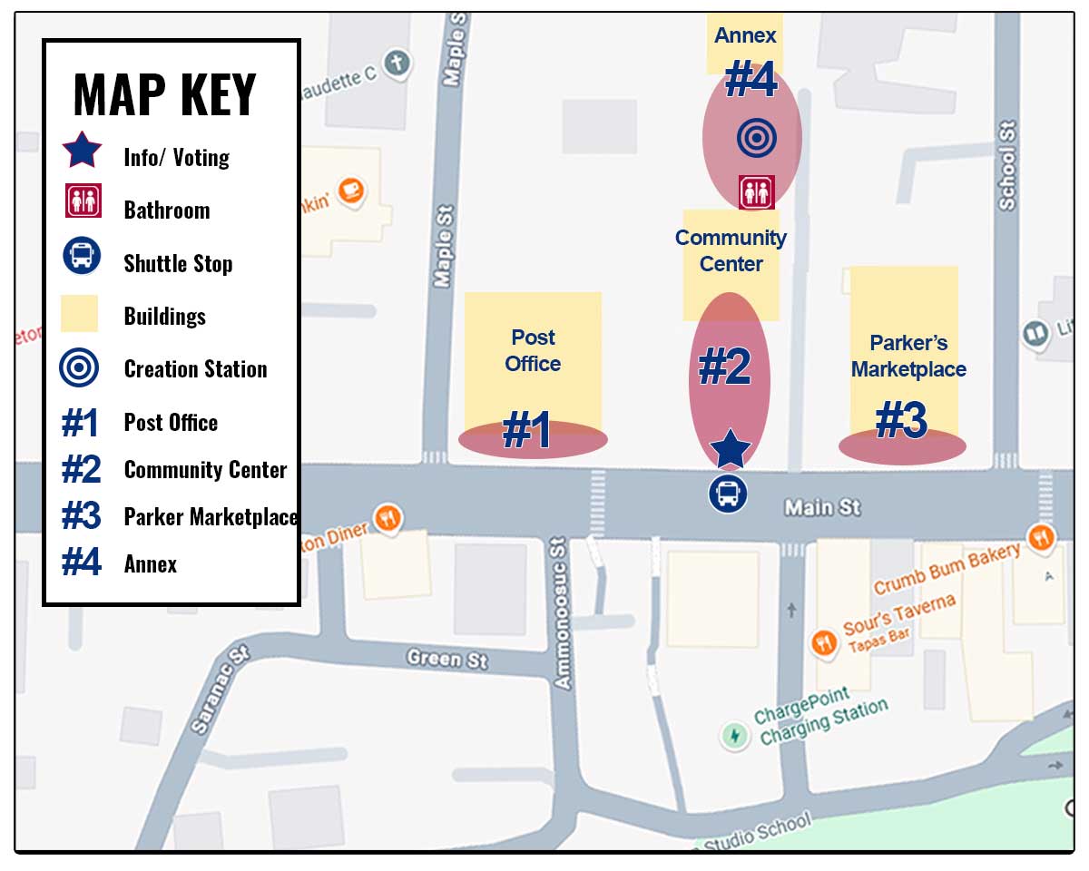 2026-event-map 2026 Littleton Art Show event map